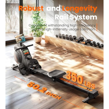 YOSUDA Magnetic Rowing Machine 350 LB Capacity for Home