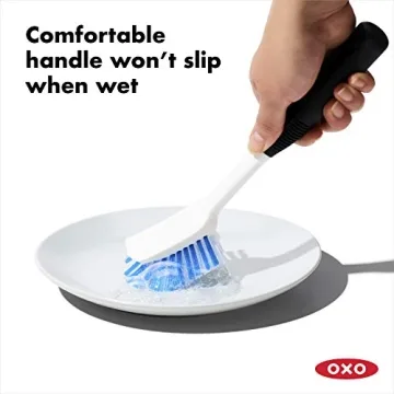 Durable OXO Good Grips Dish Brush for Effortless Scrubbing