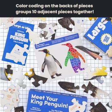 50 Piece Life Size King Penguin Puzzle for Kids and Adults
