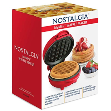 Nostalgia Mini Waffle Maker - Perfect for Every Meal!