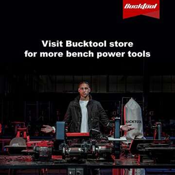 BUCKTOOL 16" x 22" Dust Filter Bag for Wall Mount Dust Collector Fit for DC30A, 2 Micron