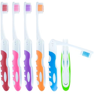 Lingito Travel Folding Toothbrush Set For Family Hygiene