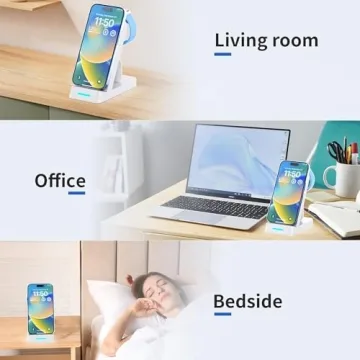 TYCRALI 3-in-1 Charging Station for Apple Devices - Fast Charge