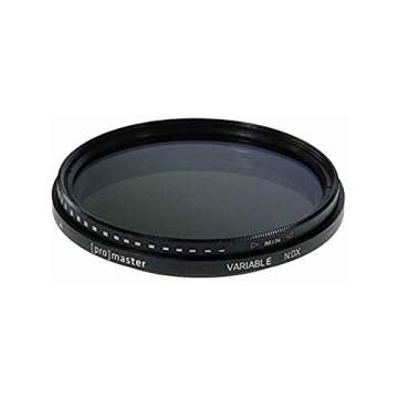 ProMaster 52mm Digital HGX Variable ND Filter - Crystal Clear Shots