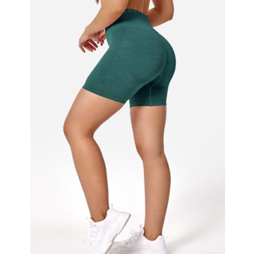 YEOREO Seamless High Waist Shorts for Activewear