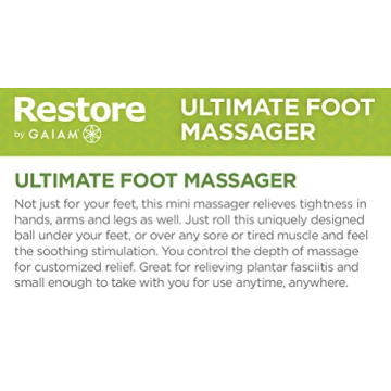 Gaiam Foot Massage Roller for Pain Relief & Relaxation