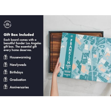 Sonder LA Large Walnut Cutting Board with Juice Groove