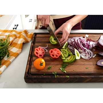 Sonder LA Large Walnut Cutting Board with Juice Groove