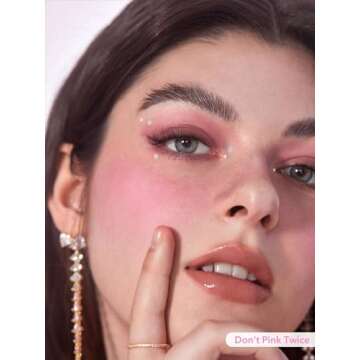 SHEGLAM Love Dive Tender Heart Powder Face Blush High Pigmented Long Lasting Matte Finish Blush - Don't Pink Twice