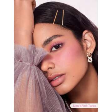 SHEGLAM Love Dive Tender Heart Powder Face Blush High Pigmented Long Lasting Matte Finish Blush - Don't Pink Twice