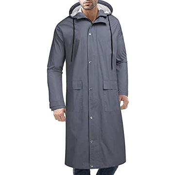 COOFANDY Men's Waterproof Hooded Rain Jacket - Ultimate Outdoor Protection