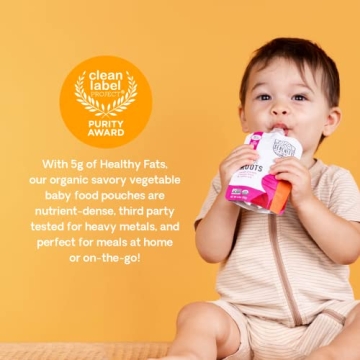 Serenity Kids Organic Baby Food Pouches for 6 Months