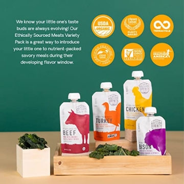 Serenity Kids Organic Baby Food Pouches for 6 Months
