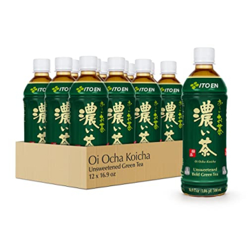 Ito En Oi Ocha Dark Green Tea, Unsweetened, 16.9 Fl Oz - Refreshing Japanese Drink