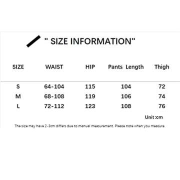 NUFIWI Women Baggy Wide Leg Cargo Pants Low Waist Drawstring Sweatpants Summer Casual Jogger Trousers (A Cargo White,Small)