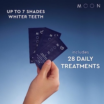 MOON Midnight Whitening Strips - 7 Shades Whiter in 2 Weeks