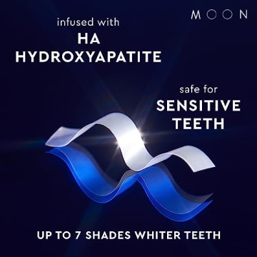 MOON Midnight Whitening Strips - 7 Shades Whiter in 2 Weeks