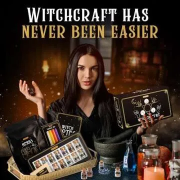 Witchcraft Supplies Kit for Beginners - 54PCS Set