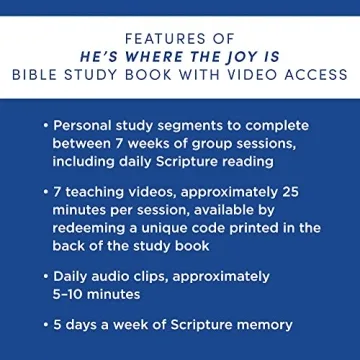 He's Where the Joy Is Bible Study Book with Video Access