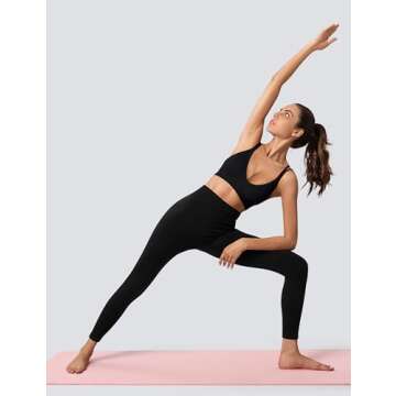 WANAYOU Deep V Sports Bras for Women - Stylish & Supportive