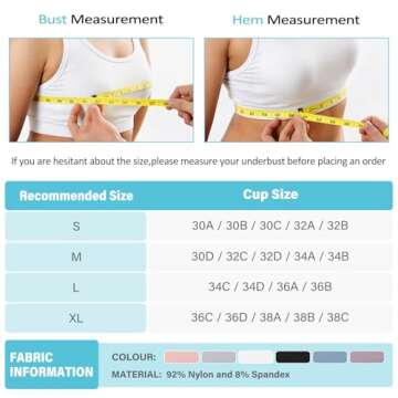 WANAYOU Deep V Sports Bras for Women - Stylish & Supportive