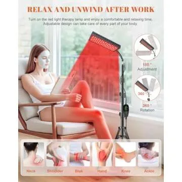 Powerful Home Red Light Therapy Device for Wellness