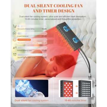 Powerful Home Red Light Therapy Device for Wellness