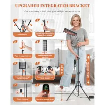 Powerful Home Red Light Therapy Device for Wellness