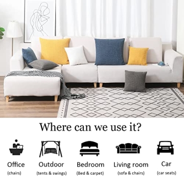 COCOPLOCEUS Euro Sham Pillow Covers Set of 2