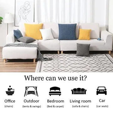 COCOPLOCEUS Euro Sham Pillow Covers Set of 2