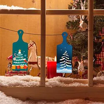 48 Pieces Mini Wooden Cutting Board With Handle Paddle Small Cheese Chopping Kitchen Board Wooden Cooking Serving Charcuterie Board For Kitchen Decor Crafts Diy (9.5 * 3.5 Inches) Natural