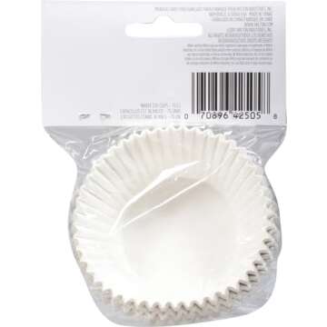 Wilton White Standard 75 Baking Cups, Single Pack