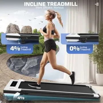 ANCHEER Treadmills, 3 in 1 Folding Treadmill with Incline, Walking Pad Treadmill Under Desk for Home Office, Portable Treadmill with Remote Control, Quiet and Powerful, Installation-Free