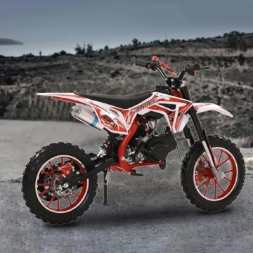 50cc Kids Dirt Bike with Shock Absorption | Adventure Ready