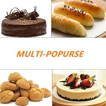 Baking Parchment Circles, Set of 100, 7 Inch Non Stick Round Parchment Paper for Springform Cake Tin, Toaster Oven, Microwave and so on