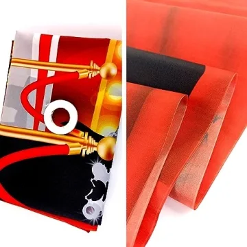 LOONELO Lights Camera Action Movie Party Backdrop