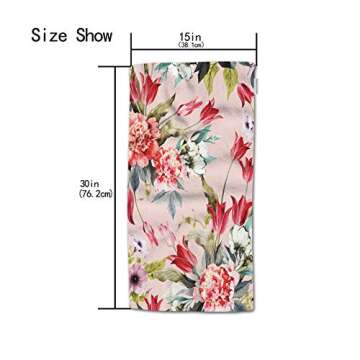HGOD DESIGNS Floral Hand Towels - Soft Cotton Design