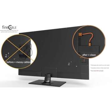 fireCable Plus Adapter for Firestick, Powers Amazon Fire TV Stick from TV USB Port, Eleminates AC Outlet Declutting Wires (See Fire Stick Comparison Chart)