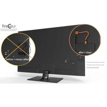 fireCable Plus Adapter for Firestick, Powers Amazon Fire TV Stick from TV USB Port, Eleminates AC Outlet Declutting Wires (See Fire Stick Comparison Chart)