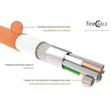 fireCable Plus Adapter for Firestick, Powers Amazon Fire TV Stick from TV USB Port, Eleminates AC Outlet Declutting Wires (See Fire Stick Comparison Chart)