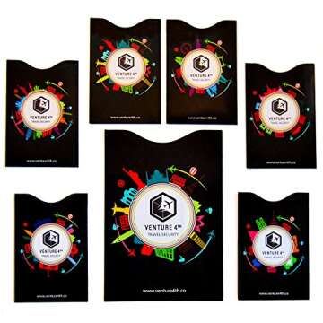 VENTURE 4TH Slim RFID Money Belt for Secure Travel Accessory