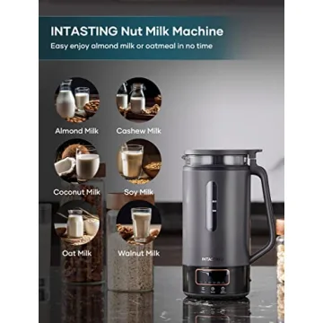 INTASTING Nut Milk Maker - Homemade Almond & Soy Milk Machine