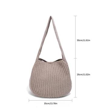 Elegant Eco-Friendly Handcrafted Crochet Tote Bag for Women