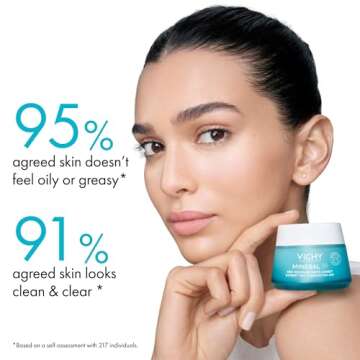 VICHY Minéral 89 Matte Sorbet Face Moisturizer for Oily Skin