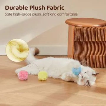 Potaroma Chirping Cat Toys Balls for Happy Playtime