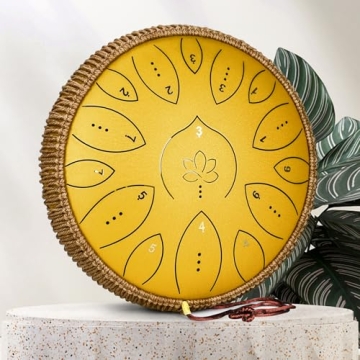 Premium Steel Tongue Drum 13 Inches with Complete Gift Set