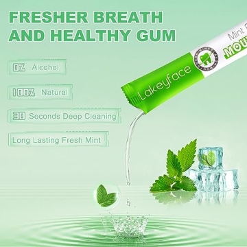 Travel Mouthwash Packets for Fresh Breath On the Go