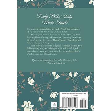 My Bible Study Journal: 180 Encouraging Bible Readings for Women