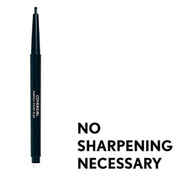 Covergirl Perfect Point Plus Self-Sharpening Eyeliner Pencil, Black Onyx, Pack of 2 (Packaging May V...