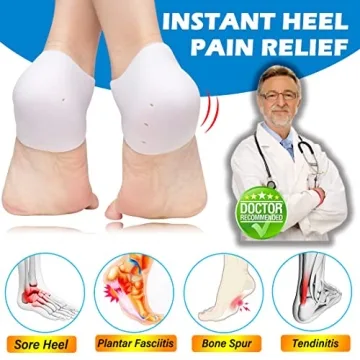 Heel Cups for Plantar Fasciitis Relief - 3 Pairs